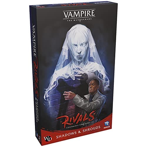Image of Renegade Game Studios Vampire: The Masquerade – Rivals Shadows & Shrouds Expansion | Adds Lasombra & Hecata Clans, Deck Customization, Requires Core Set, 2-4 Players, Ages 14+