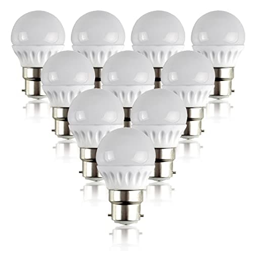 Image of MiniSun | Pack of 10 4w LED BC B22 Golfball Energy Saving Long Life Light Bulbs [2700K Warm White] | Bulbs & Home Improvements Essential