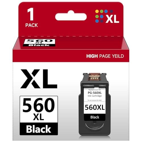 Image of Firstoner 560XL Printer Cartridge, PG-560 XL Black Cartridge Replacement for Canon Printer Cartridges for Pixma TS5350 TS5350a TS5350i TS5351 TS5352 TS5352a TS5353 TS7450 TS7450a TS7451 TS7451a