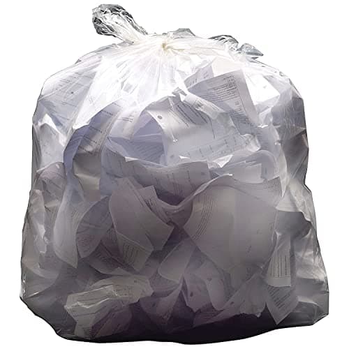 Image of 2Work Medium Duty Refuse Sack Clear (Pack of 200) KF73377