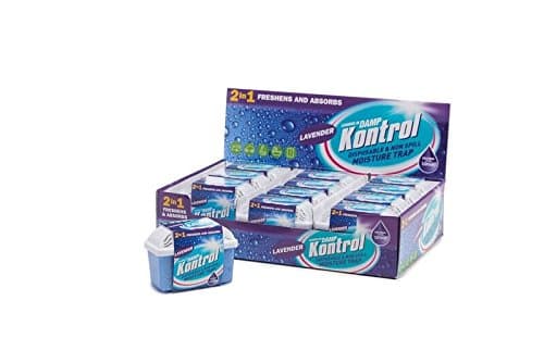 Image of 12 x Kontrol Mini Moisture Trap - Freshens Air and Absorbs Damp lavender Scent