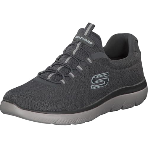 Image of Skechers Men's Summits 52811 Trainers, Charcoal Mesh/Trim, 7.5 UK