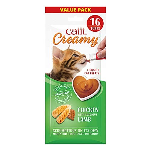Image of Catit Creamy Treats Chicken and Lamb Flavour