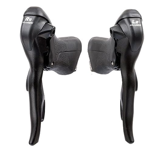 Image of Microshift Double 9 Speed Road Bike Shifters 2x9s for Shimano sram