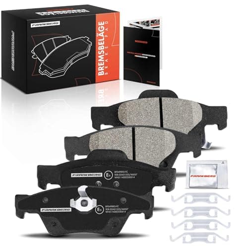 Image of Frankberg Brake Pad Set incl. 4x Pads Rear Compatible with Grand Cherokee IV WK WK2 Durango WD Grand Cherokee Van WK2 Replace# 68052386AA,68052387AA