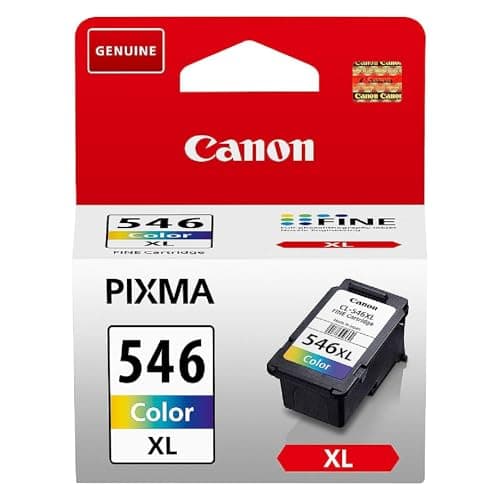 Image of Canon Ink - CL-546XL High Yield Genuine C/M/Y Colour Printer Ink Cartridge - Prints Up to 300 A4 Pages (1 x Cartridge)