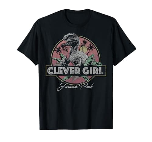 Image of Jurassic Park Raptor Clever Girl Vintage T-Shirt