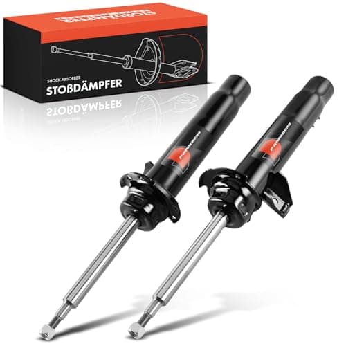 Image of Frankberg 2x Shock Absorber Strut Front Left Right 497mm Gas pressure Compatible with X1 E84 2.0L 3.0L 2009-2011 Replace# 31316789853, 31316851335