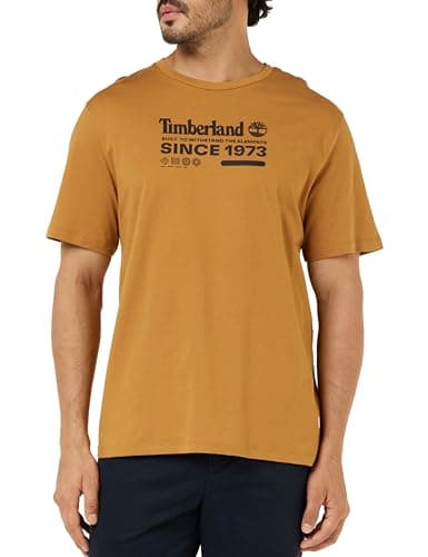 Image of Timberland Men's Short Sleeve Tee 1 Tier3 T-Shirt, Wheat Boot, XXL