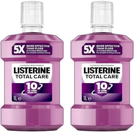 Image of Listerine Total Care Mouthwash 1L (Pack of 2)