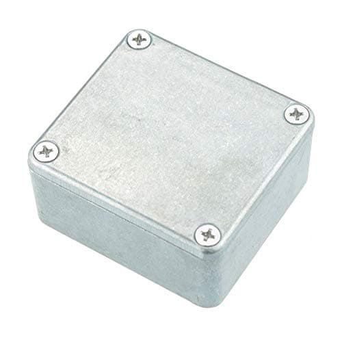Image of Hammond 1550Q Natural Diecast Aluminium Enclosure 60 x 55 x 30mm