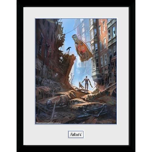 Image of GB eye Fallout Street Scene 30 x 40cm Framed Collector Print