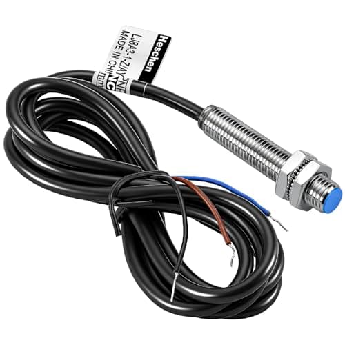 Image of Heschen M8 Inductive Proximity Sensor Switch, Shield Type, LJ8A3-1-Z/AY, Detector 1mm, 10-30VDC 200mA, PNP Normally Closed(NC), 3 Wire