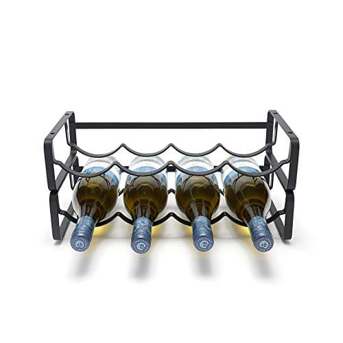 Image of simplywire – Modular Wine Rack – Stackable Bottle Holder – Black