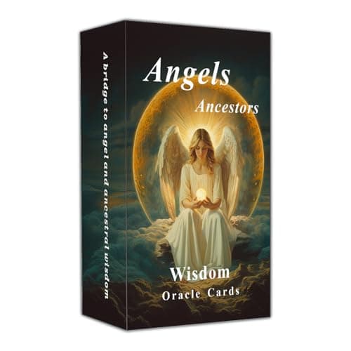 Image of Han Yu Bowen Angels Ancestors Oracle Cards Deck, Spiritual Guidance Oracle Cards for Beginners, Wisdom from Angels and Ancestors, Oracle Deck for Inner Growth and Cosmic Connection