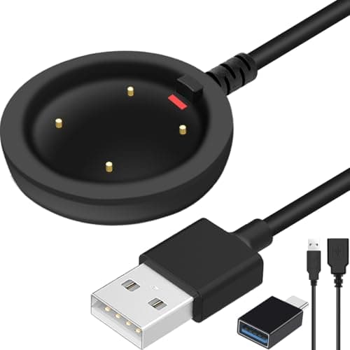 Image of HAAMNING7 Watch Charger for Polar Ignite 2, Vantage V / V2 / M / M2, Grit X/X Pro, Ignite, Magnetic USB Charging Dock Cable, Replacement Smartwatch Charger Accessories, 3.3ft 100cm