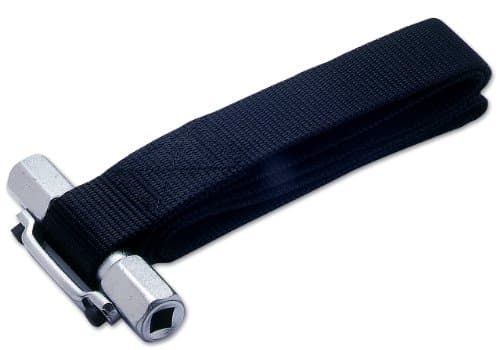 Image of Laser 2104 Oil Filter Strap Wrench - to 300mm dia, Black
