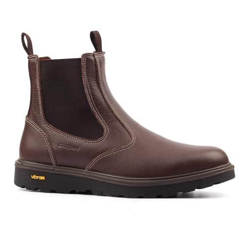 Image of Grisport Men's Crieff High Rise Chelsea Boots, Brown, 10 UK