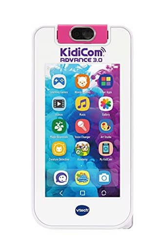 Image of VTech Kidicom Advance 3.0 (Pink), Learning Toy & Safe Communication Device for Children Featuring e-Books, Camera, Children-Friendly Apps, Games and More, Suitable for Boys & Girls 4, 5, 6, 7 +