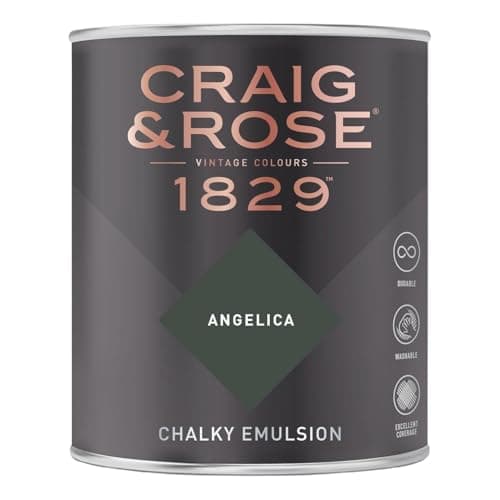 Image of Paint Stop CRAIG & ROSE 1829 CHALKY EMULSION ANGELICA 750ML