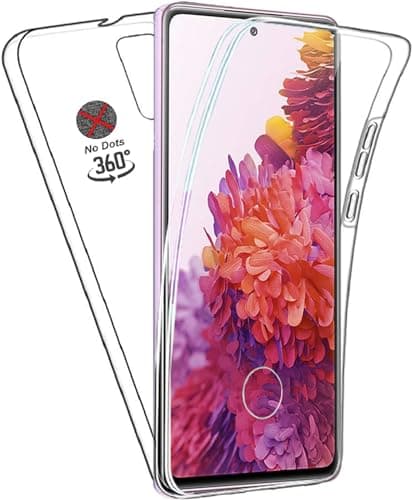 Image of For Samsung Galaxy S20 FE Case Clear 360 Front and Back [Full Body Protection] [Anti-Scratch] Shockproof Slim Transparent TPU Phone Cover 6.5 inch
