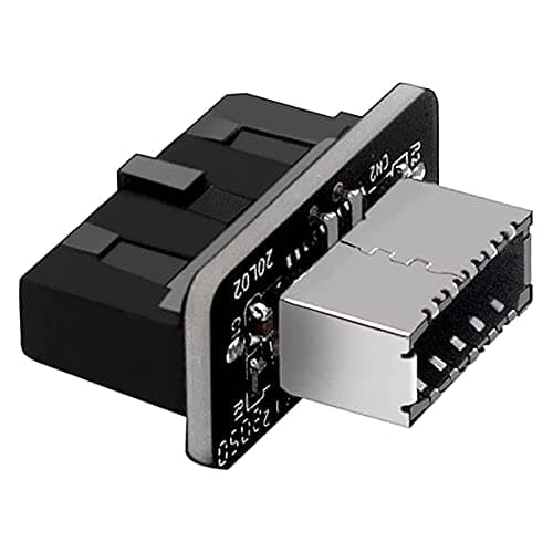 Image of XTVTX USB Front Panel Adapter, Vertical USB 3.1 Front Panel Socket Key-A Type-E to USB 3.0 20Pin Header Adapter