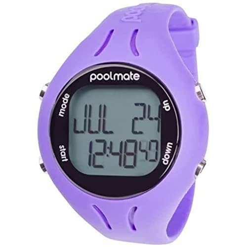 Image of Swimovate Unisex's PoolMate2 PoolMateLiveClip, Purple, One Size