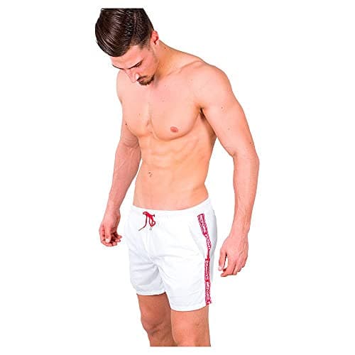 Image of Alpha Industries RBF Tape Swim Shorts Mens White