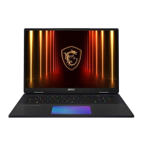 Image of MSI Titan 18 HX AI A2XWJG 18" UHD+ Mini LED 120Hz, Gaming Laptop Computer - Core Black, Intel Core Ultra 9 285HX 2.1GHz; NVIDIA GeForce RXT 5090 GPU 24GB GDDR7; 64GB DDR5 RAM; 2 x 2TB NVMe SSD