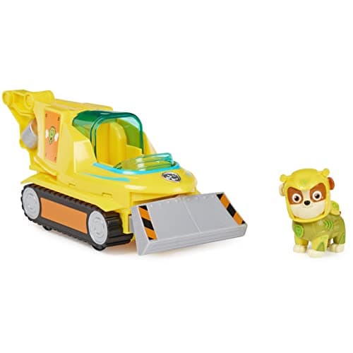 Image of PAW Patrol Aqua Pups Rubble Transforming Hammerhead Shark Vehicle with Collectible Action Figure, Kids’ Toys for Ages 3 and up