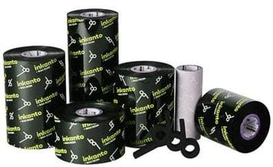 Image of T47331IO 25 Rolls Inkanto Wax/Resin Thermal Transfer Ribbon 110mm x 74M ink out