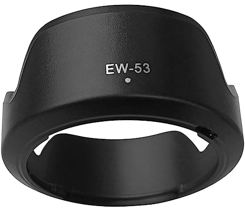 Image of HUIPUXIANG EW-53 Lens Hood for Canon RF-S 18-45mm F4.5-6.3 is STM on EOS R50 R100 R10 Camera (for Accessories), EW53 Digital Tulip Flower 49mm Lens Hood