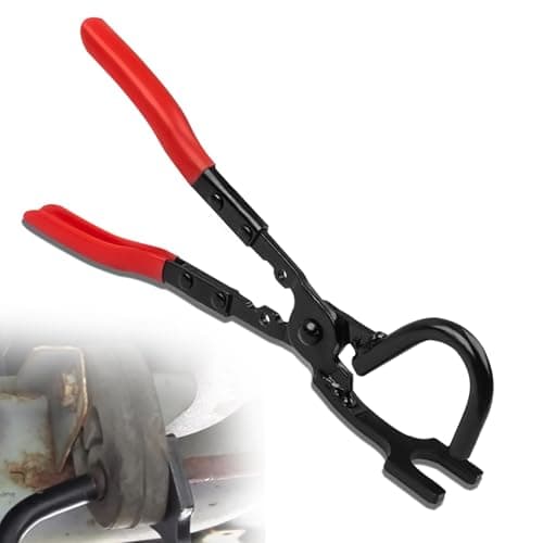 Image of Exhaust Hanger Removal Tool, Rubber Bracket Exhaust Hanger Pliers Automotive Mechanic Tools Pliers Compatible with Car and Truck Exhaust Systems
