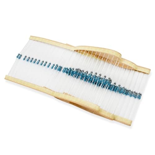 Image of Innfeeltech 100 Pcs 1/4W 1% Tolerance 10 Ohm Metal Film Resistor Resistance for DIY Project and Experiments