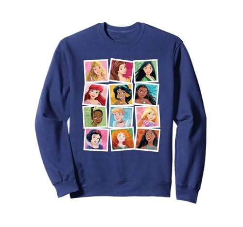 Image of Disney Princess Photos Portrait Picture Collection Sweatshirt