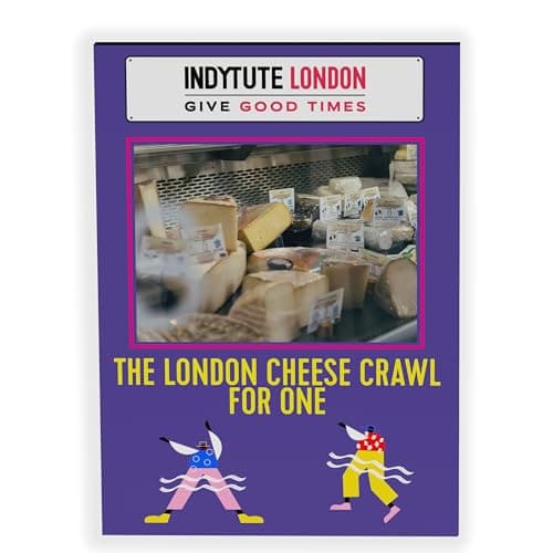 Image of Indytute The London Cheese Crawl for One London Gift Experience – Cheese Tasting, Foodie, Gourmet, Culinary, Experience for Food Lovers, Artisan Gift