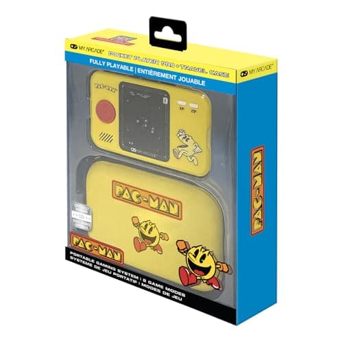 Image of My Arcade - DGUNL-7143 Pac-Man Pocket Player Pro Portable Game System with Carrying Case