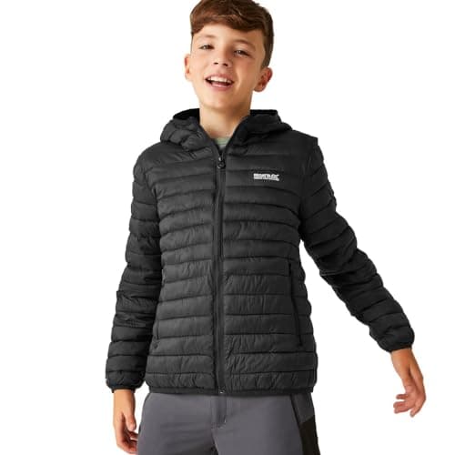 Image of Regatta Boys Hillpack II Packable Hooded Padded Jacket