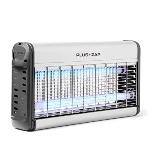 Image of INSECT-O-CUTOR PlusZap Indoor Electric Fly Insect Killer | Mosquito Control | Powerful Killing Grid | Pre Installed UV Lamps | Catch Tray | 30W | Aluminium Grid