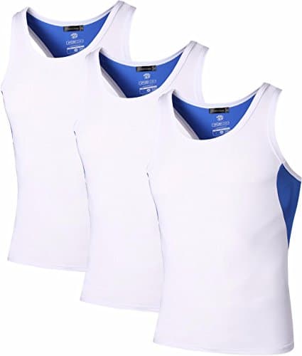 Image of 3 Pack Mens Sport Sleeveless Tee Shirt Beach Tank Tops Tanktops Fitness Workout Vest LSL203_PackE_XL