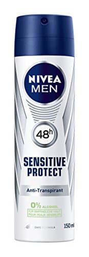 Image of Nivea Men Deodorant Anti-Perspirant Protection 6 x 150 ml Deodorant Spray for Men, Sensitive Protect