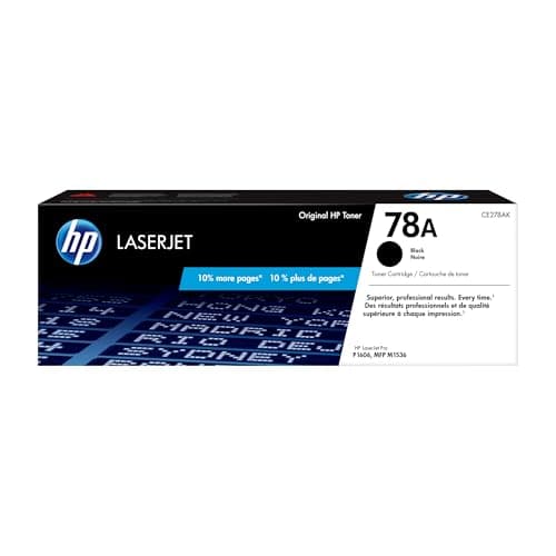 Image of HP CE278A 78A Original LaserJet Toner Cartridge, Black, Single Pack