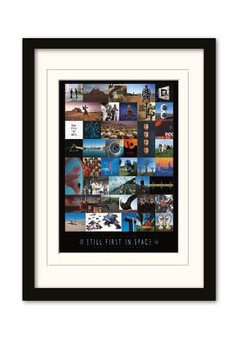 Image of Pink Floyd 40Th Anniversary A3 Framed and Mounted Print