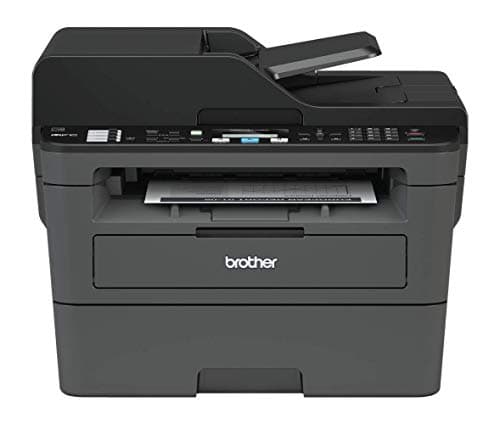 Image of Brother MFC-L2710DW Mono Laser Printer - All-in-One, Wireless/USB 2.0, Printer/Scanner/Copier/Fax Machine, 2 Sided Printing, A4 Printer, Small Office/Home Office Printer, UK Plug