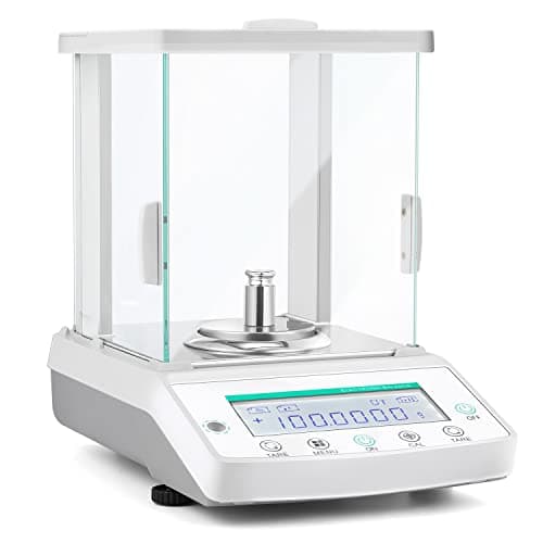 Image of Bonvoisin Analytical Balance 220gx0.1mg Precision Lab Scale 0.0001g Digital Scale Laboratory Electronic Balance Analytical Scale Scientific Scale LCD Display with Windshield (220g, 0.1mg)
