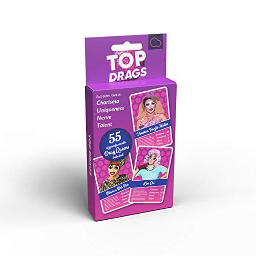 Image of Bubblegum Stuff - Top Drags Game - Race To Steal Every Drag Queen - Party Card-Stealing Game, For Teenagers and Adults - Stocking-Filler Gift - 55 Game Cards