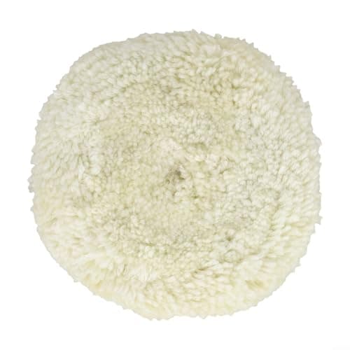 Image of Wool Polishing Bonnet 9 Inch Soft Wool Buffer Pad for Car Auto Detailing Paint Correction Furniture Polishing Wheel 225mm Electric Grinder Attachment