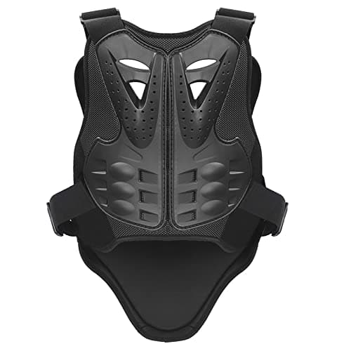 Image of PELLOR Sports Chest Back Spine Chest Protector Vest Anti-Fall Motorcycle Protective Gear Motocross Dirt Bike Body Guard Vest for Cycling Skiing Riding Skateboarding