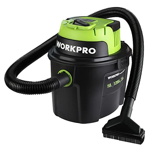 Image of WORKPRO Wet and Dry Vacuum Cleaner 1200 W, 3-in-1 10 L Container Multipurpose Vacuum with Blow Fuction for DIY, Car, Garage, Workshop, Home