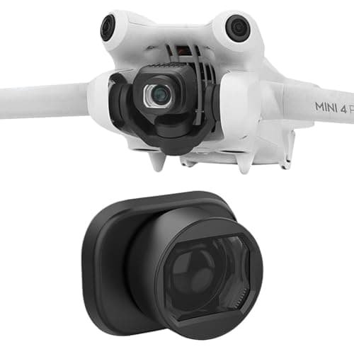 Image of EUGOOCX Mini 4 Pro Wide-Angle Lens for DJI Mini 4 Pro Drone Expand View Range up to 25% Drone Camera Accessories